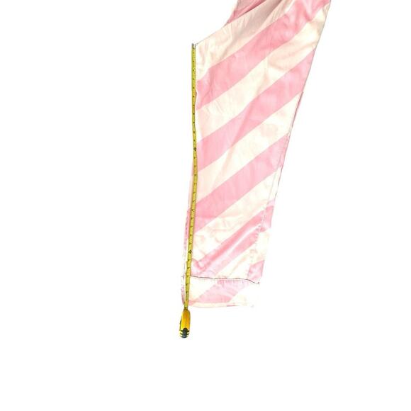 Victorias Secrets Pink Striped Womens Pajama Pants Soft Satin Size L Lounge - Picture 6 of 7